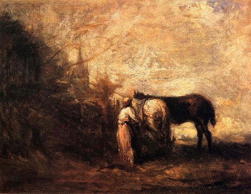 Jean Baptiste Camille Corot - Les Chevaux de Wouvermans