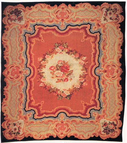 19th Century FRENCH Aubusson Carpet, France