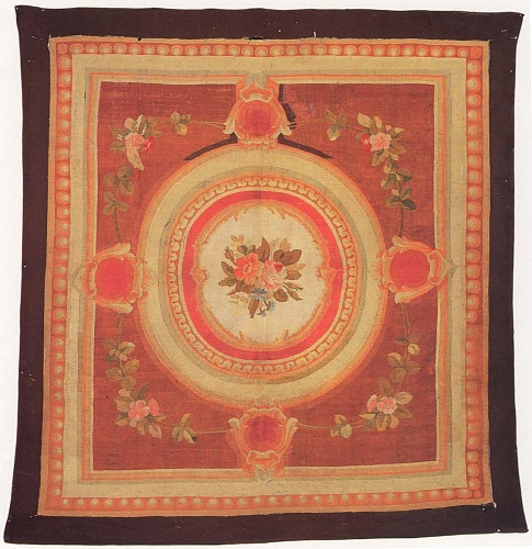 19th Century FRENCH Aubusson Rug, France