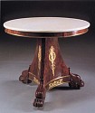 19th Century FRENCH, Late Empire Ormolu-Mounted Mahogany Center Table
1810-1815, Mahogany